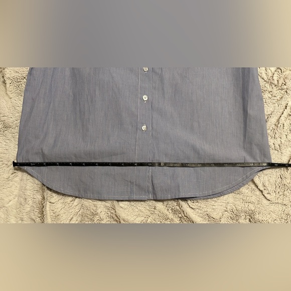 Anne Klein Striped Button-Up Shirt- No Shirt Size Tag - Picture 10 of 11